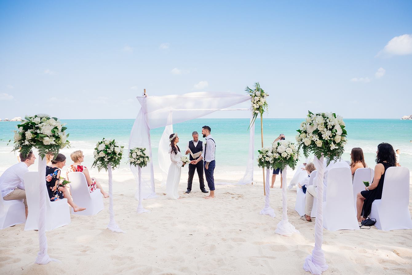 Beach Weding Koh Phangan Franziska Und Davids Hochzeit